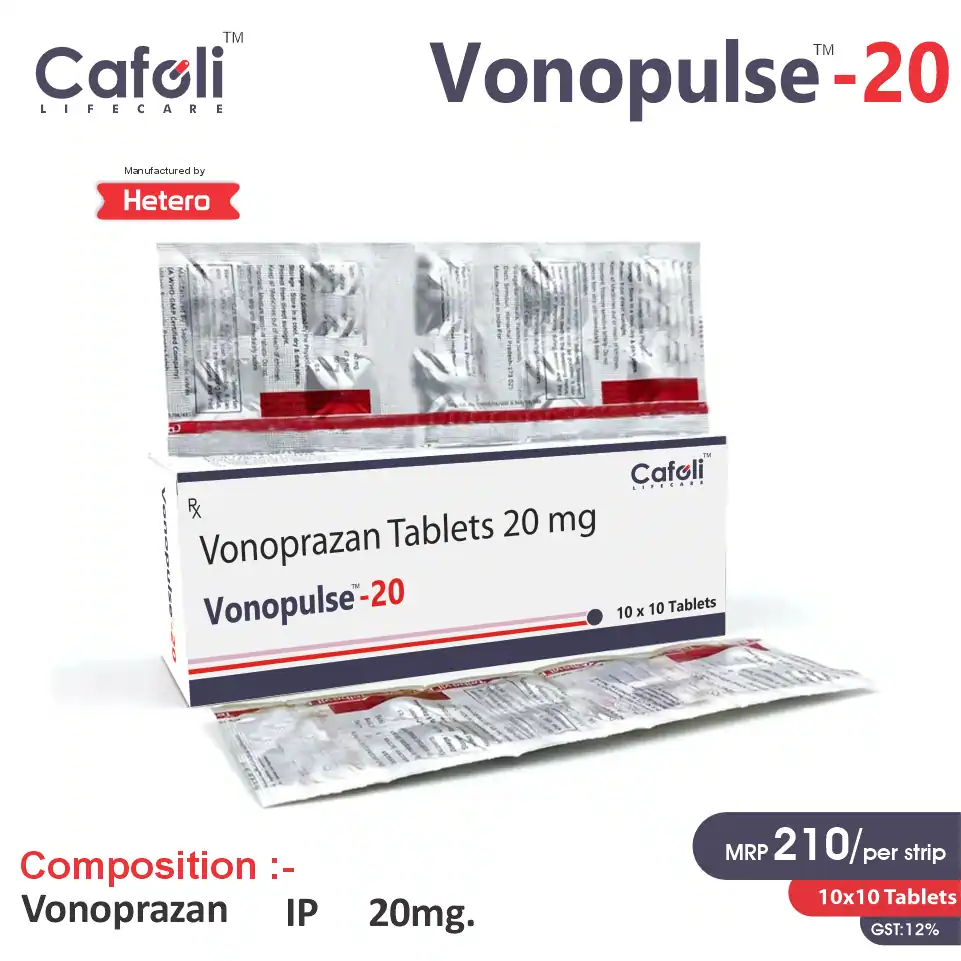 Vonoprazan 20mg Tablet | Best Price for PCD Pharma Franchise in Gastrointestinal Care